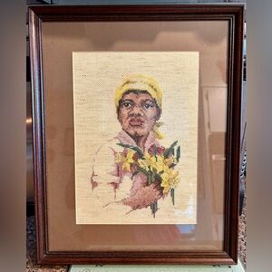 Handcrafted Needlepoint Wall Art